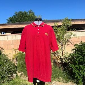 USC Size XL Campus Drive Inc Red and Gold Polo